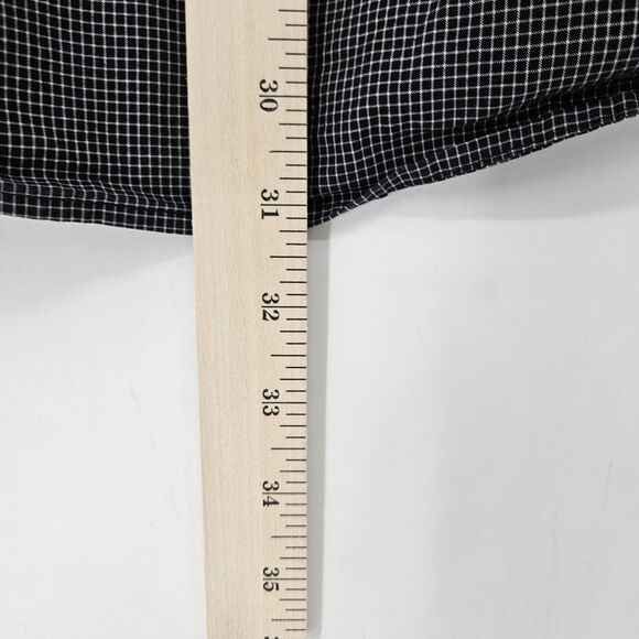 Ariat Pro Series Shirt Mens Large Black White Fitted Button Down Performance - Picture 7 of 11